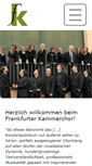 Mobile Screenshot of frankfurterkammerchor.de